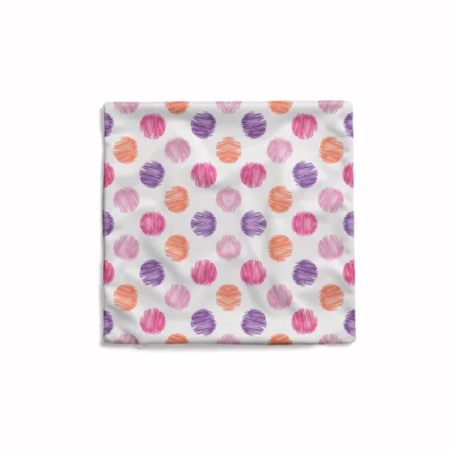 Dots Cushion Cover featuring a charming polka dot pattern that adds a fun and stylish element to your home decor.