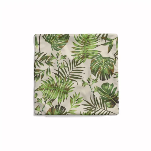 Troleaf Cushion Cover featuring a lively leaf pattern that brings freshness and tranquility to any room, enhancing your home decor with a touch of nature.