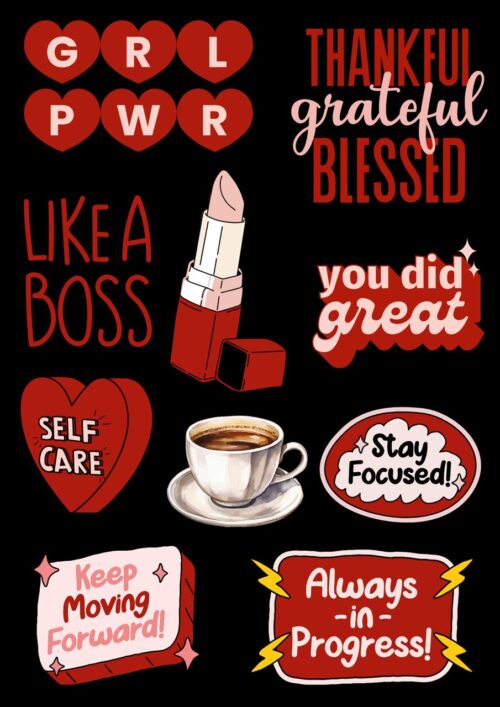 Girlie Boss Sticker